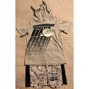 Boys Star Wars The Child Short Set Size 7 NWT B5